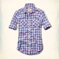   Hollister Jack Creek Plaid Shirt (340-406-0742-001) Size XS