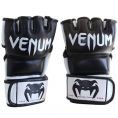  VENUM "Undisputed" MMA Gloves - Nappa Leayher Black hand-Made in Thailand Size S