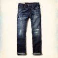   Hollister Classic Straight Button Fly Jeans (331-380-0635-027) Size 26x30