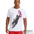  Under Armour Alter Ego Capitan America Strike T-Shirt (1251585-100) Size LG