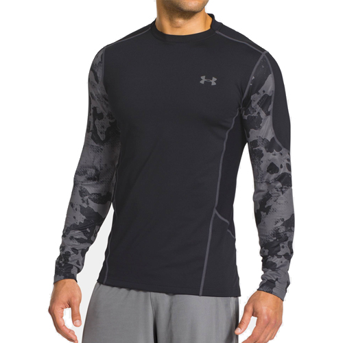 Under Armour ColdGear Evo Fitted Hybrid Mock 1249976 004 Size LG Under Armour ColdGear Evo Fitted Hybrid Mock 1249976 004 Size LG