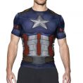   Under Armour Alter Ego Captain America Compression Shirt (1273691-410) Size MD
