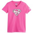 Футболка детская для девочек Under Armour Supergirl V-Neck 1249714 675 Size YSM