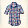   Hollister Jack Creek Plaid Shirt (340-406-0744-024) Size XS
