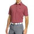   Under Armour Elevated Heather Stripe Polo (1242758-600) Size MD
