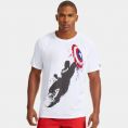   Under Armour Alter Ego Capitan America Strike T-Shirt (1251585-100) Size MD