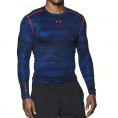   Under Armour ColdGear Armour Printed Long Sleeve (1265654-408) Size SM