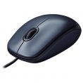  Logitech Mouse M100 Black USB