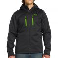   Under Armour Storm ColdGear Infrared Hooded Softershell Jacket (1246887-001) Size LG