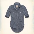   Hollister Ormond Beach Denim Shirt (340-406-0371-023) Size L