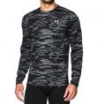   Under Armour ColdGear Armour Printed Long Sleeve Shirt (1262600-001) Size MD