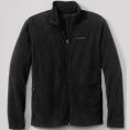   Eddie Bauer 0681 Quest 150 Fleece Full-Zip Jacket Black Size M