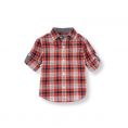 Рубашка детская Janie and Jack Plaid Poplin Roll Cuff Shirt (200226865-100018370) Size 6