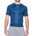   Under Armour HeatGear Armour Printed Short Sleeve Compression (1257477-438) Size LG