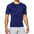   Under Armour HeatGear Armour Printed Short Sleeve Compression (1257477-410) Size MD