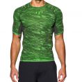   Under Armour HeatGear Armour Printed Short Sleeve Compression (1257477-387) Size SM