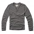   Abercrombie & Fitch Schofield Cobby Waffle Henley (121-701-0262-012) Size L