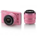  Nikon J1 Kit 10-30mm VR; Nikon 1 nikkor VR 30-110mm Pink