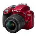   Nikon D3300 Kit 18-55 VR II (Red)