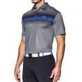   Under Armour Front9 Chest Stripe Polo (1253467-035) Size LG