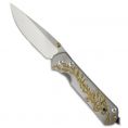 Нож складной Sebenza 21 Small Chris Reeve CGG Gold Leaf