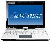 ASUS Eee PC T91MT (Atom Z520 1330 Mhz/8.9"/1024x600/1024Mb/32.0Gb/DVD /Wi-Fi/Bluetooth/Win 7 HP)