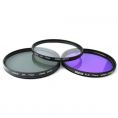   Zeikos Digital Multi-Coated Proffesional Filter Kit 77mm (UV+CPL+FL-D) ZE-FLK77