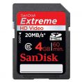   Sandisk Extreme HD Video SDHC Class 6 4GB