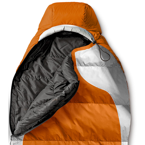 Спальный мешок Eddie Bauer 1806 Snowline -7C Synthetic Insulation Sleeping Bag Orange Long