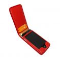  Piel Frama Magnet - iPhone 4 (Red)