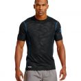   Under Armour HeatGear Sonic Fitted Printed Short Sleeve (1244424-001) Size MD