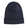   Forever 21 Fold-Over Knit Beanie (2000120297) Navy Size One
