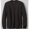   Eddie Bauer 6313 Signature Thermal Crew Shirt Faded Black Size XXL