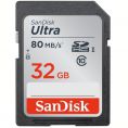   Sandisk Ultra SDHC Class 10 UHS-I 80MB/s 32GB