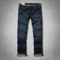   Abercrombie & Fitch Classic Straight Jeans Rinse Dark Wash 34x34