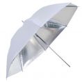 Зонт студийный Fujimi FJU567-33 однослойный белый-серебро 84 см