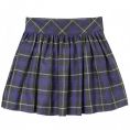     RUUM Pleated Plaid Skirt Heather Grey (L310B23501) Size 12