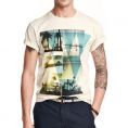   T-shirt with Printed Design 84003-F Size M