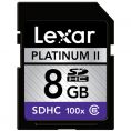   Lexar 8GB Platinum II 100x SDHC