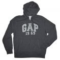   Gap Fleece arch logo zip hoodie (451741-00) Size L