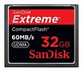   Sandisk Extreme CompactFlash 60MB/s 16Gb - SDCFX-016G-A61