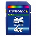   Transcend Secure Digital 4 Gb Class 6 Retail, (TS4GSDHC6)