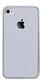  SGP Skin Guard Leather Deep -    iPhone 4 (White)